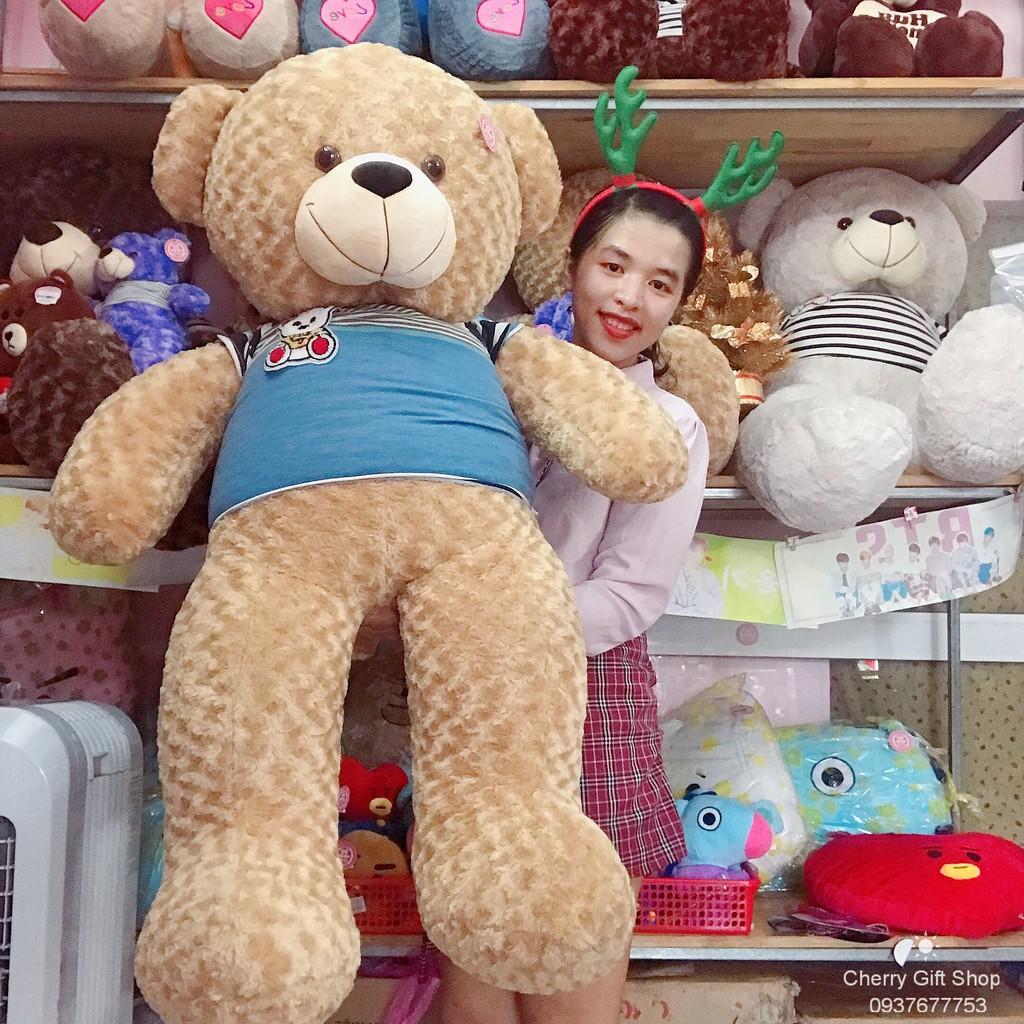 Gấu Bông Teddy Cao Cấp Giá Sốc 1m5 Ảnh Shop Chụp