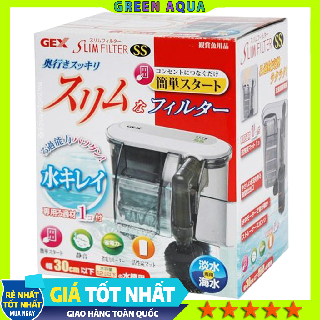 GEX - Slim Filter SS | Máy lọc thác cao cấp cho hồ cá thủy sinh