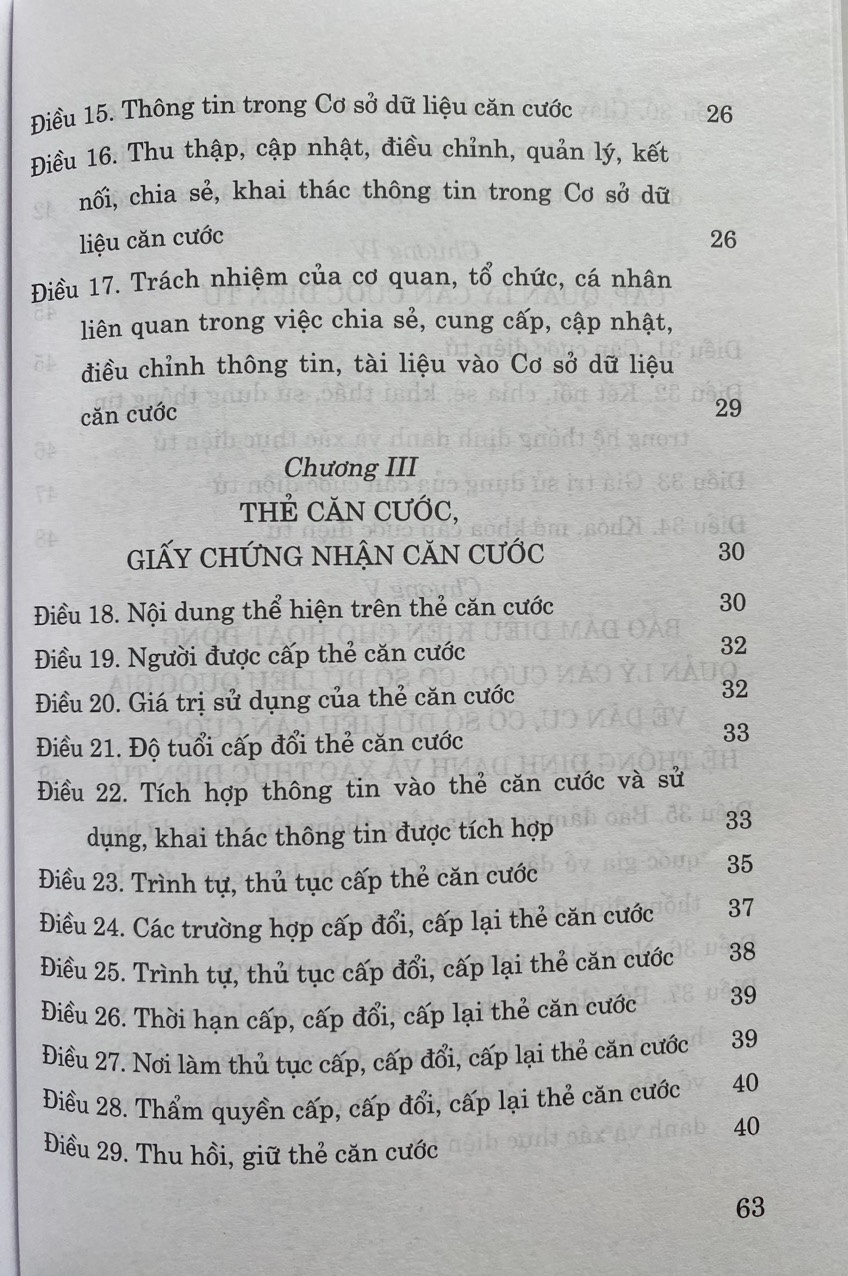 Luật Căn Cước