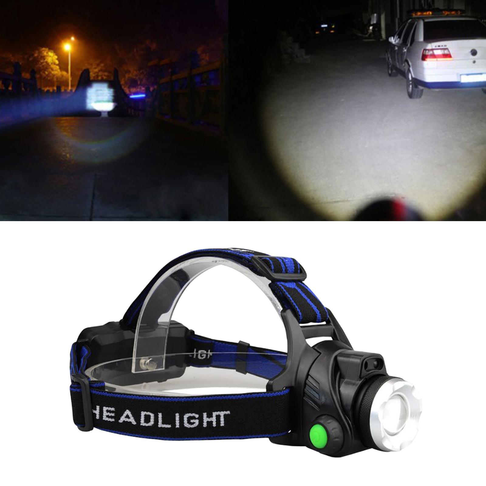 Headlamp Flashlight, Rechargeable Led Head Lamp, T6 Headlight Perfect for Camping, Hiking, Outdoors, Hunting