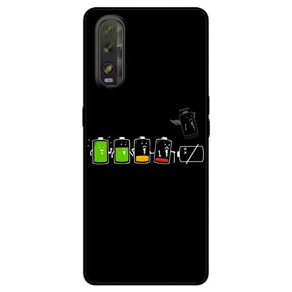 Ốp lưng dành cho Oppo Find X2 mẫu Cạn Pin