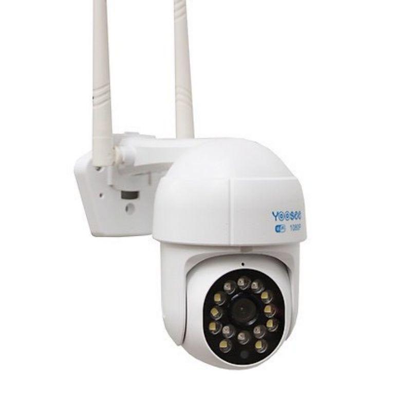 Camera IP Wifi Ngoài Trời PTZ – 14 Bóng Led, dòng 3.0MP Yoosee 2 Râu -Hàng Chính Hãng