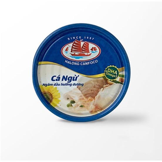 Cá ngừ ngâm dầu hướng dương Hạ Long 115/175g