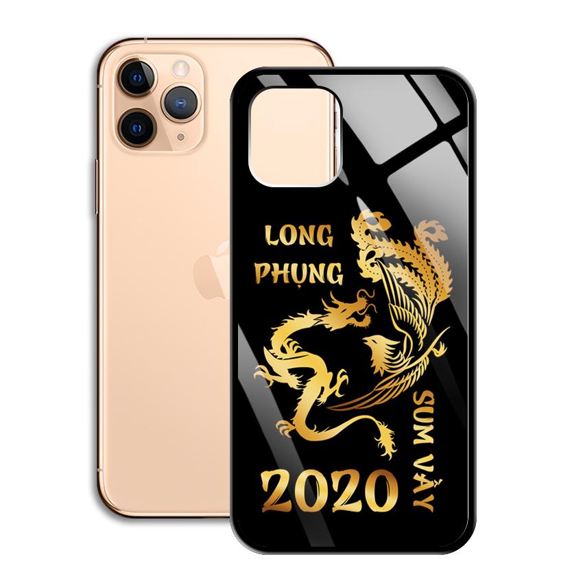 Ốp Lưng Họa tiết Ánh Kim Vàng cho điện thoại Iphone 11 Pro - 0378 8005 LONGPHUNG05 - Long Phụng - Hàng Chính Hãng