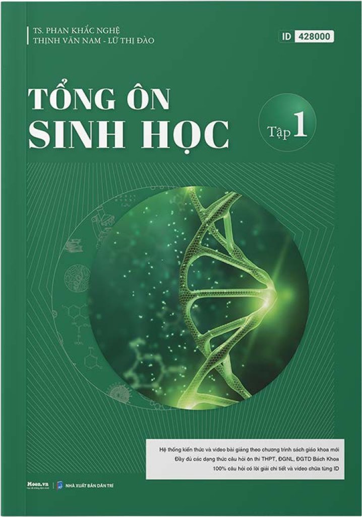 Sách - Tổng Ôn Sinh Học - Tập 1 + 2 (Moon)