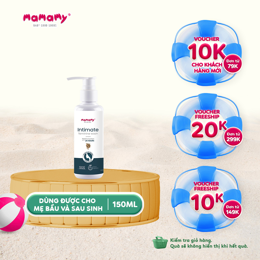 Dung dịch vệ sinh phụ nữ Mamamy 150ml