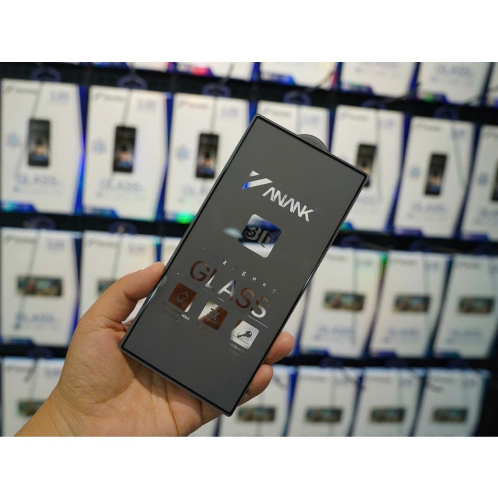 Miếng dán kính cường lực chống nhìn trộm cho Samsung Galaxy S25 Ultra chính hãng ANANK 3D công nghệ Nhật Bản cảm ứng mượt mà - Hàng chính hãng