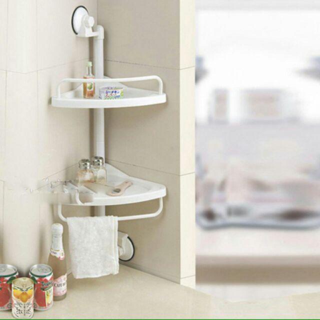 Kệ góc 2 tầng hít chân không