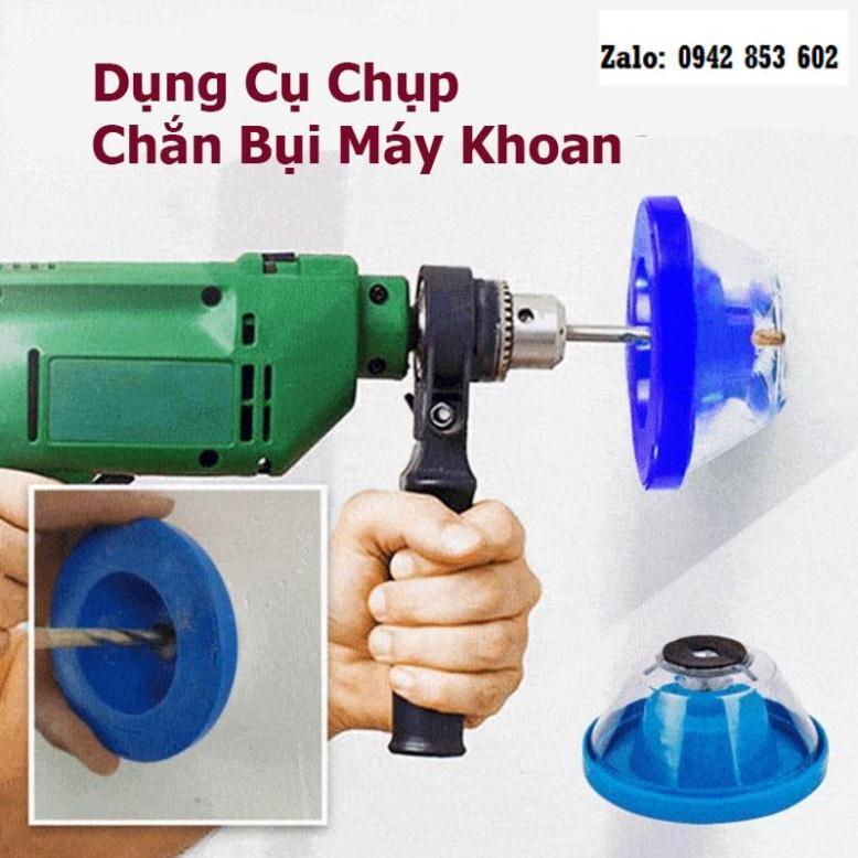 Chụp chắn bụi máy khoan_ Bọc chống bụi máy khoan_ Dụng cụ hứng bụi máy khoan