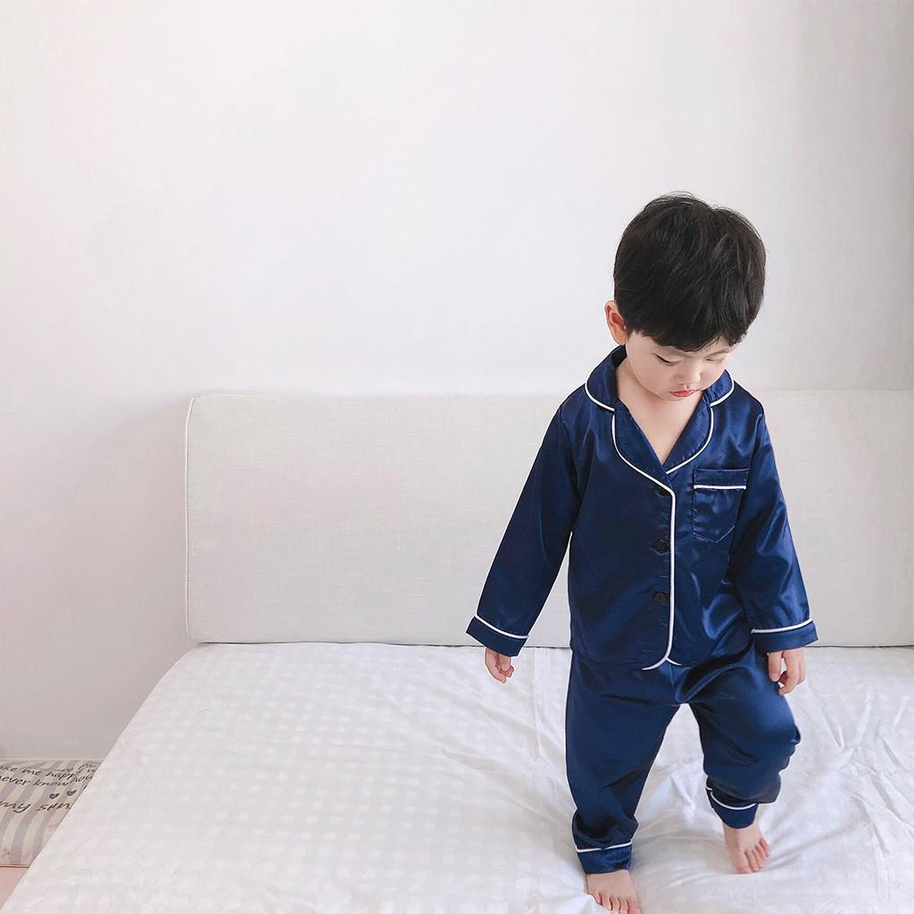 Pijama Cho Bé Trai, Gái Dài Tay Chất Lụa Cực Xinh Cho Bé Yêu - Sumo Kids