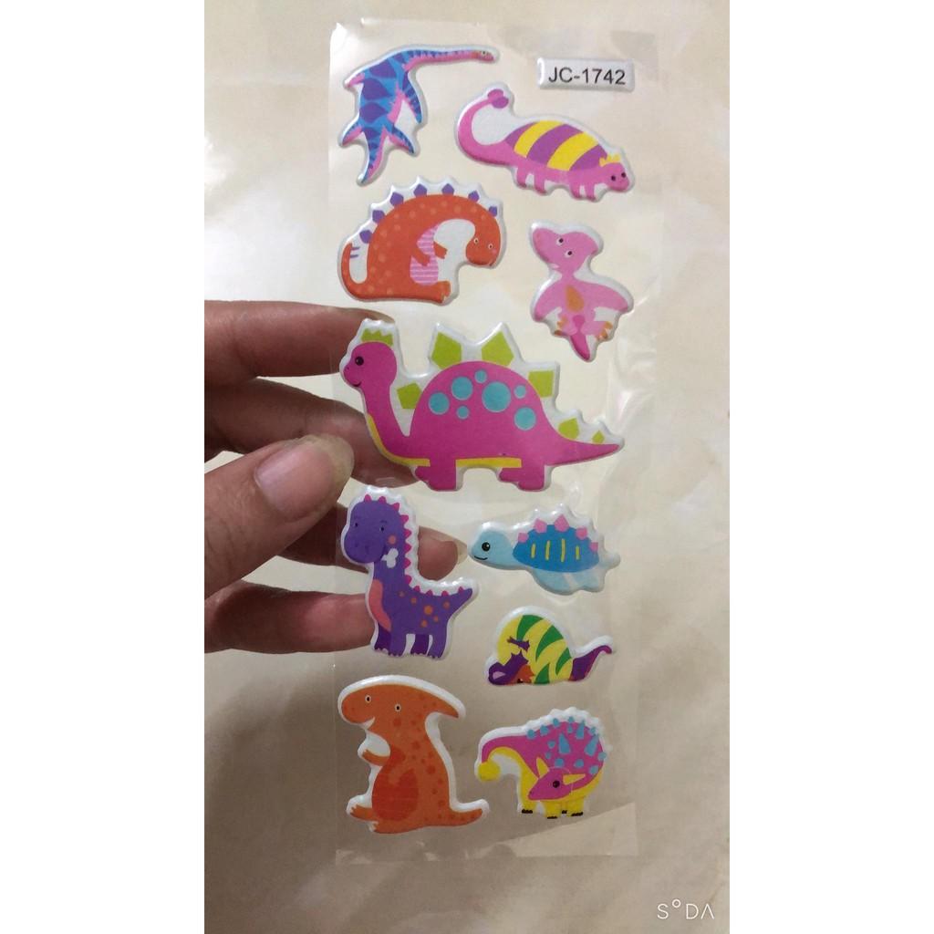 Sticker 3D Nổi Nhiều Mẫu ( Giao Hình Ngẫu Nhiên )