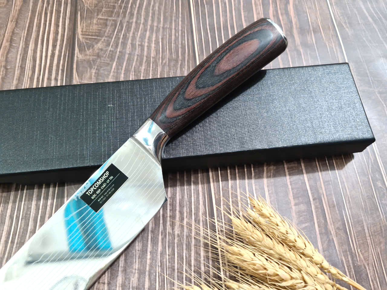 DAO - DAO BẾP NHẬT BẢN USUBA THÉP DAMASCUS MÃ A3 DT125 nt topcoomshop vn