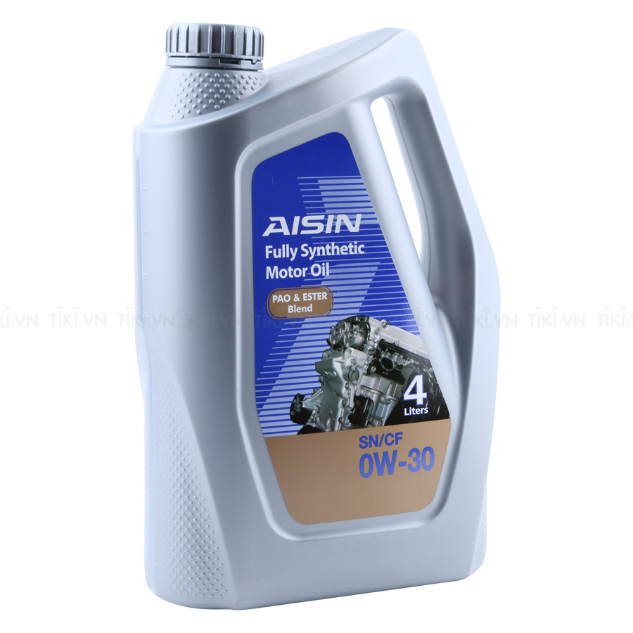 Nhớt Động Cơ AISIN ESEN0034P 0W-30 SN / CF PAO &amp; ESTER Blend (4L)