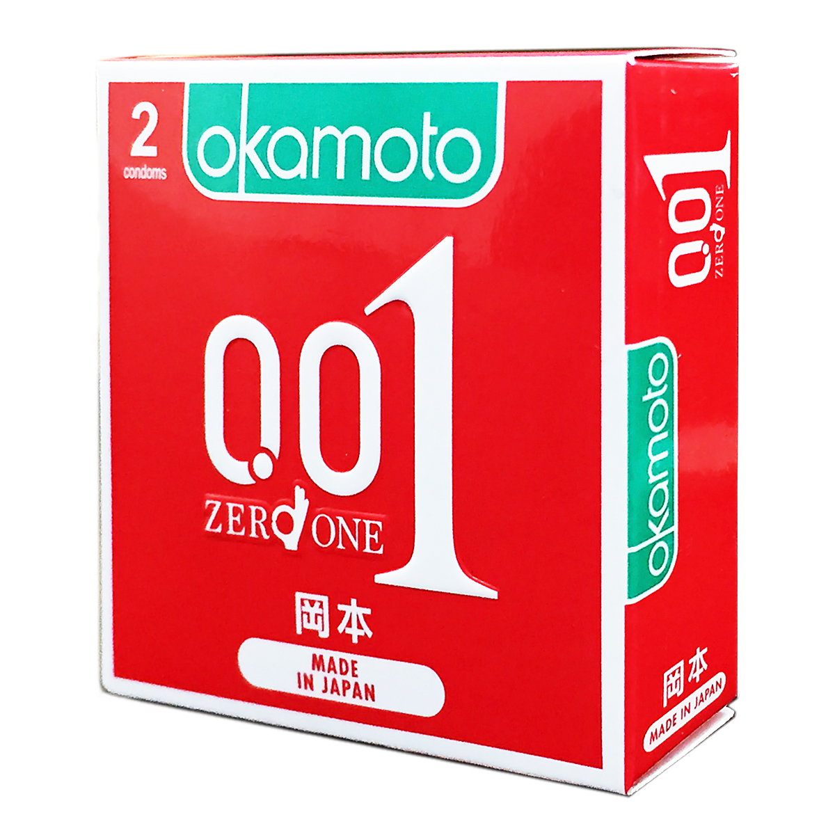 Bao Cao Su Siêu Mỏng 0.01mm Okamoto - Độ Bền Gấp 3 Lần BCS Thường - Cảm Giác Siêu Chân Thật - Xuất Xứ Nhật Bản - Hộp 2 Cái