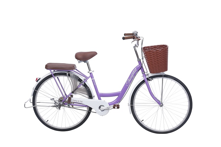 Xe Đạp Thống Nhất Mini New 26 - Hàng Chính Hãng - Màu Tím