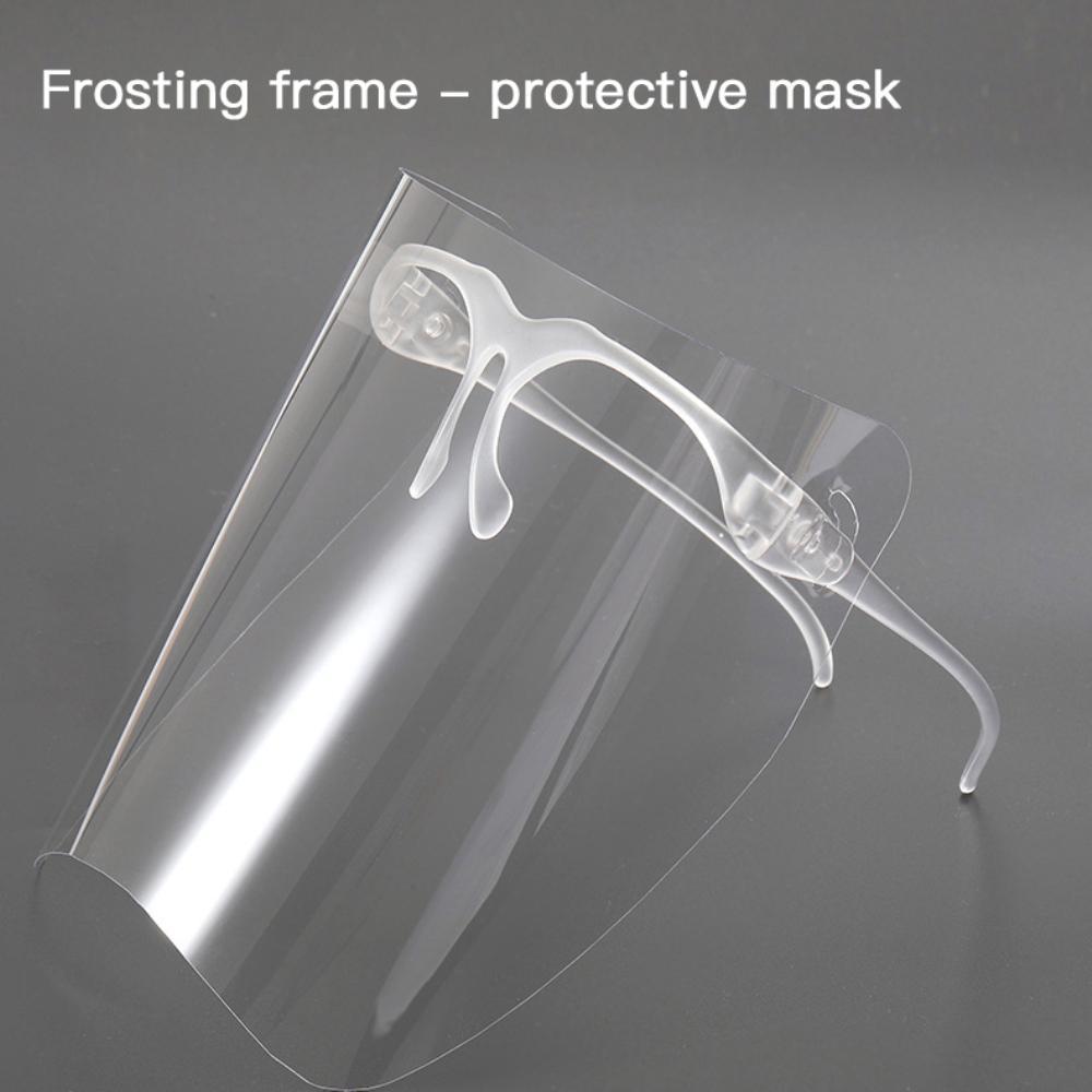 Full face shield with glasses Unisex transparent face sheild cover baffle block Anti Droplet Dust-proof Anti-UV youngtime