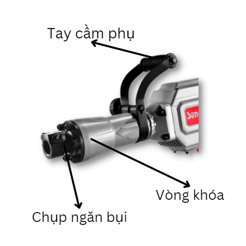 Máy đục phá bê tông 30mm Sencan 726503