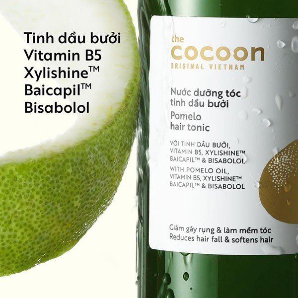 BIGSIZE - Nước dưỡng tóc tinh dầu bưởi Pomelo Cocoon giúp giảm gãy rụng &amp; làm mềm tóc 310ml