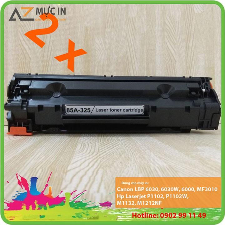 Gói 2 Hộp mực 85A/325 dùng cho máy in Canon 6030, 6000, MF3010 Hp P1102, M1132, M1212nf Không hộp, Giá rẻ