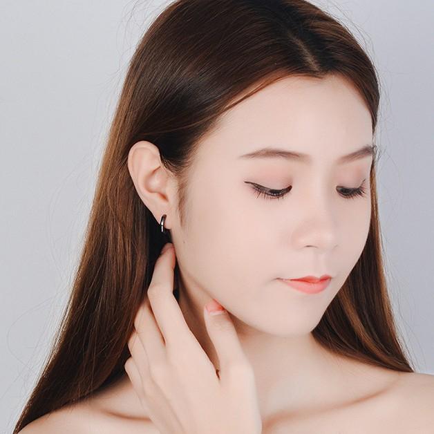Khuyên Tai Bông Tai Nam Nữ Unisex Lục Giác Phong Cách Cá Tính Thời Trang Hàn Quốc FN03