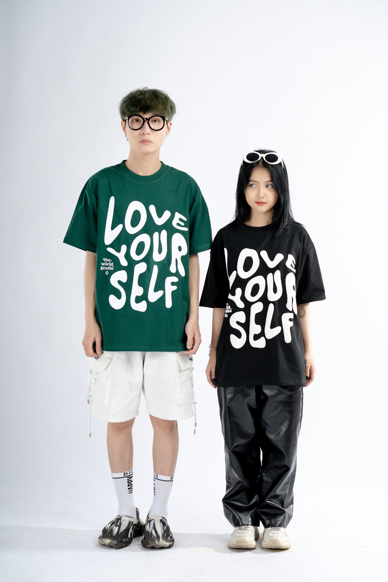 Áo Thun Local Brand Teeworld Love Yourself Premium T-shirt Nam Nữ Form Rộng Unisex