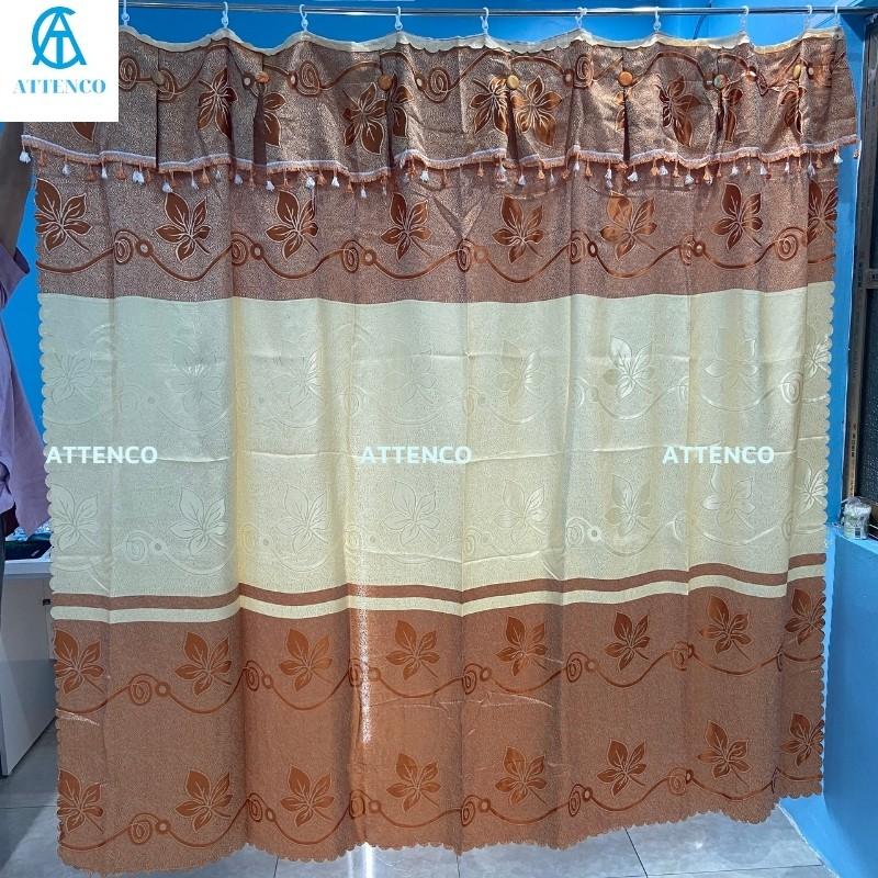 RÈM CỬA CÓ MÓC TREO SẴN VẢI GẤM DÀY HỌA TIẾT NHÃ NHẶN SANG TRỌNG MÀN NGĂN PHÒNG