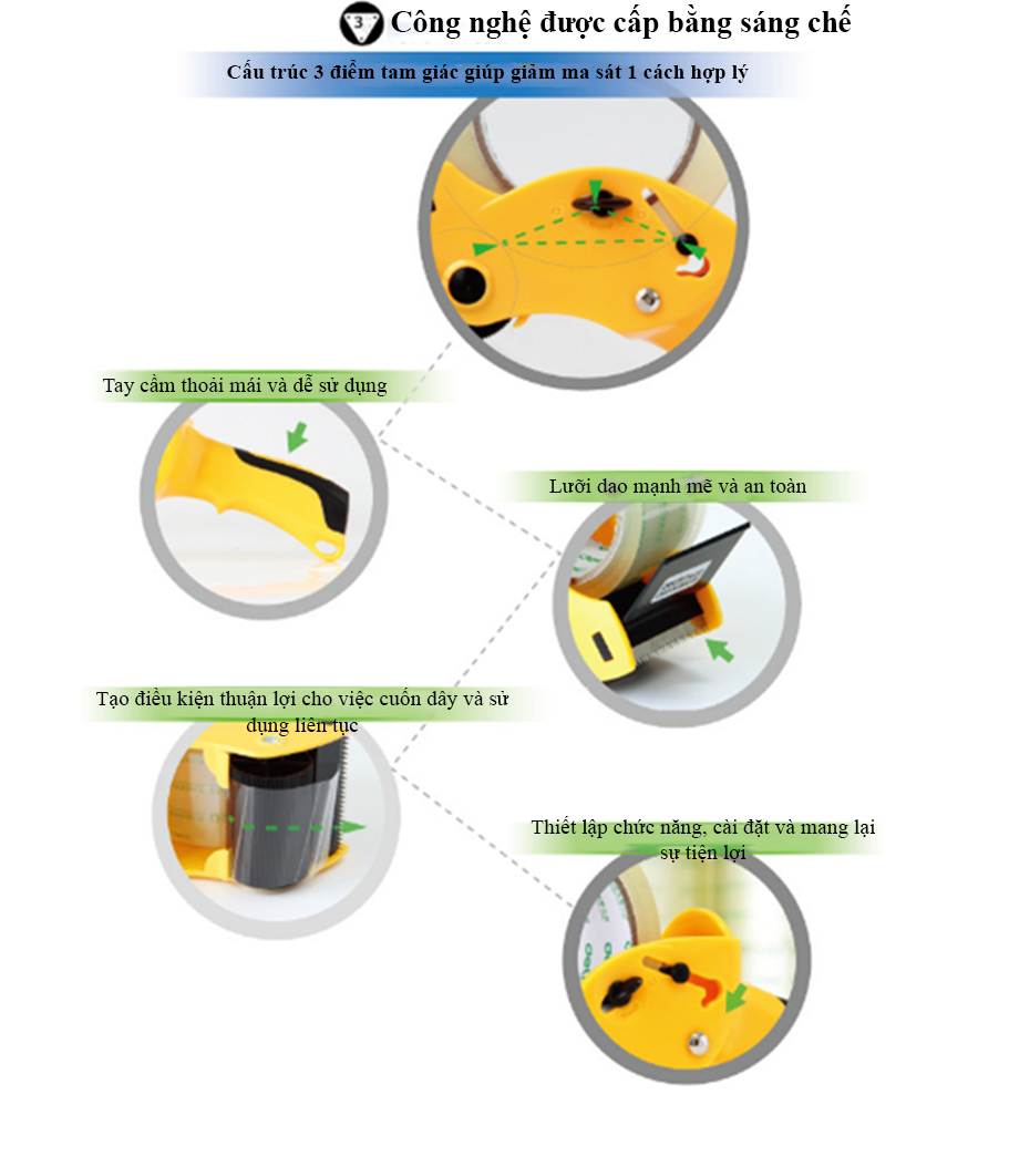 Dụng cụ cắt băng keo chuyên dụng  D-803