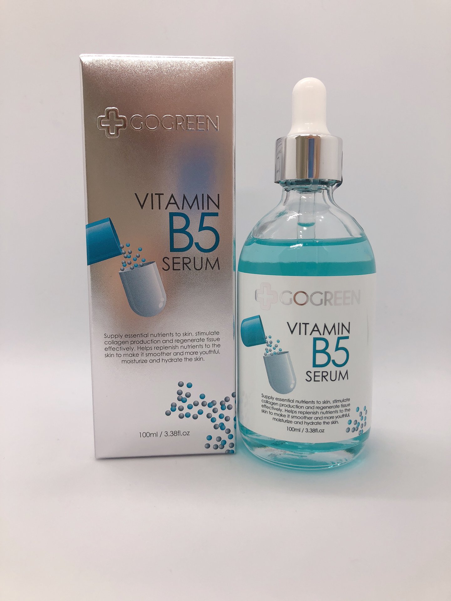 Serum Gogreen Vitamin B5 - siêu phẩm làm dịu da, giảm đỏ, tăng cường khả năng tự tổng hợp Glutathione cho da – 100ml