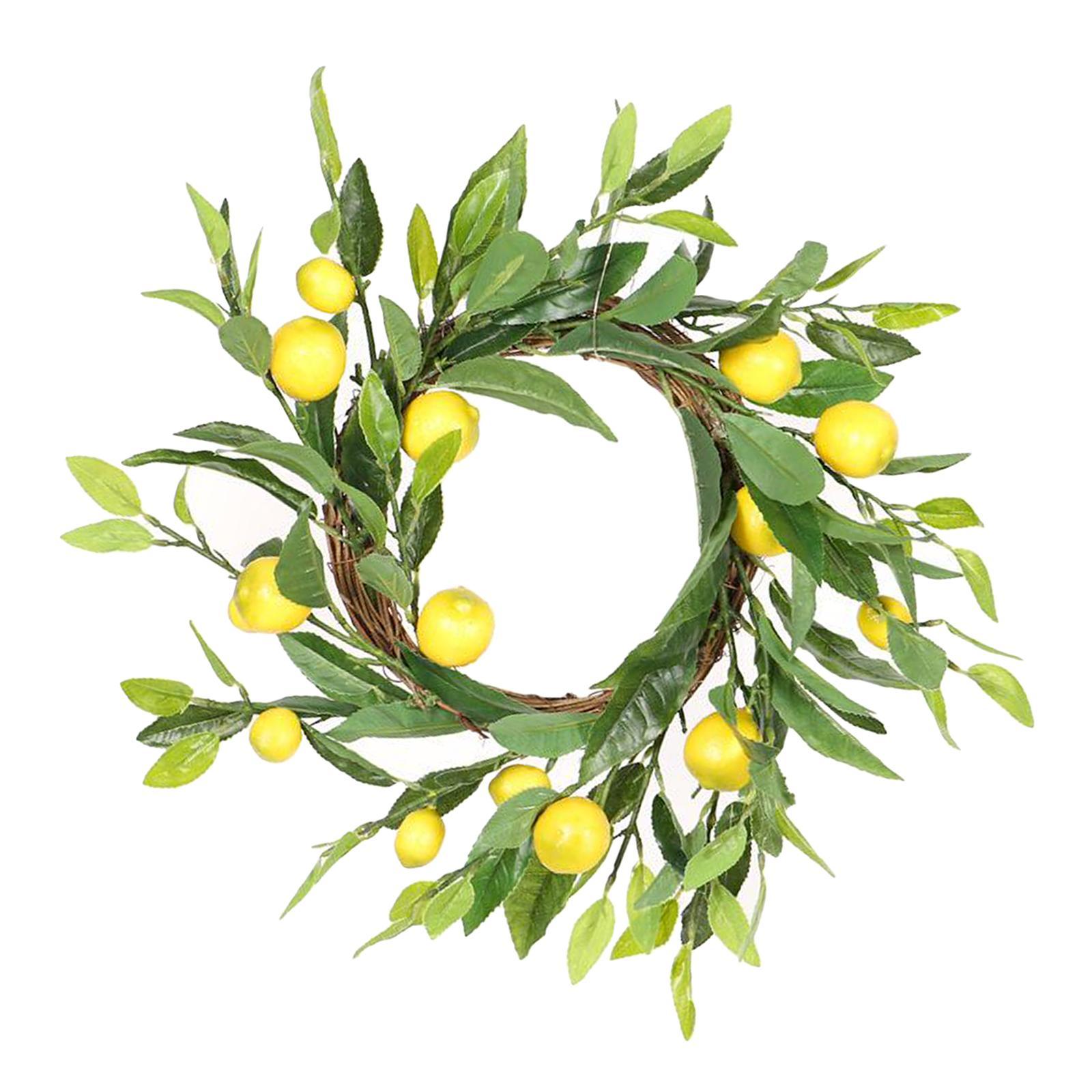 18inch Artificial for Front Door Wreath with Green Leaf