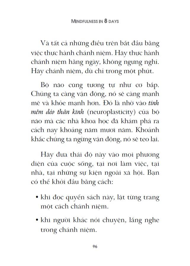Bí Quyết Sống Tỉnh Thức Trong 8 Ngày