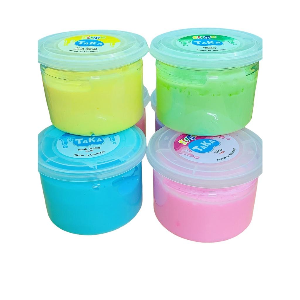 Slam Slime Basic set 6 hũ siêu to cực đại HÀNG VIỆT NAM giúp bé giảm căng thẳng mệt mỏi trong cuộc sống và học tập BAS-6