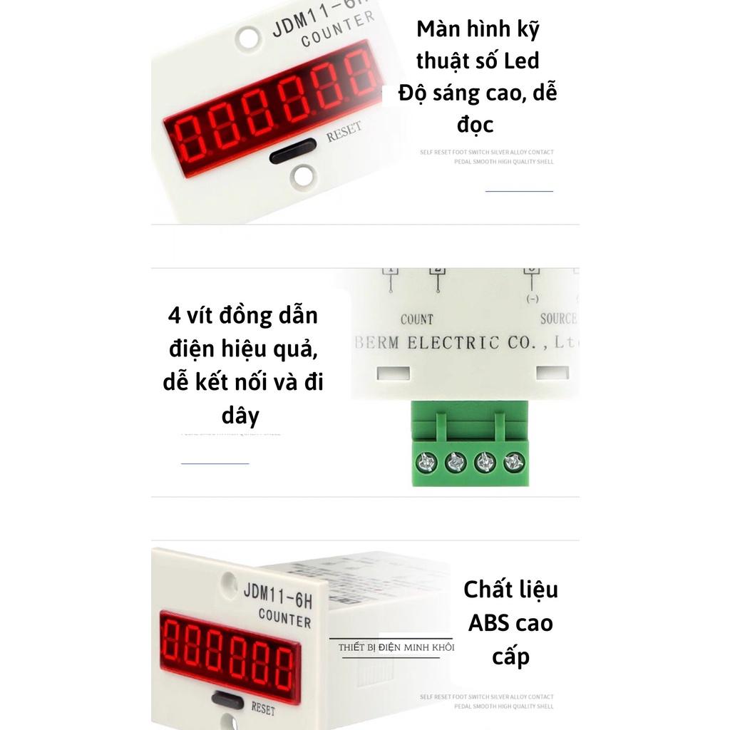 Bộ Đếm Số Điện Tử Counter JDM11, máy đếm điện tử