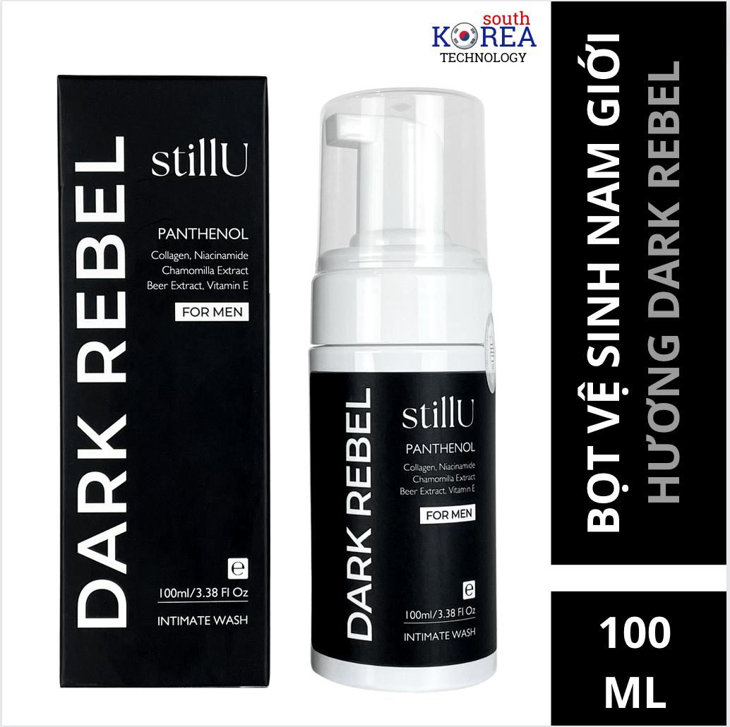 Dung dịch vệ sinh nam giới tạo bọt stillU hương nam tính Dark Rebel 100ml