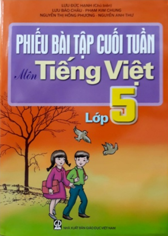 Sách - Phiếu bài tập cuối tuần Môn Tiếng Việt Lớp 5