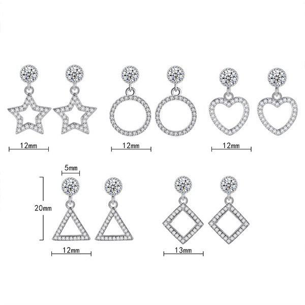 Bông tai s925 nạm đá zircon sáng lung linh BHBT186