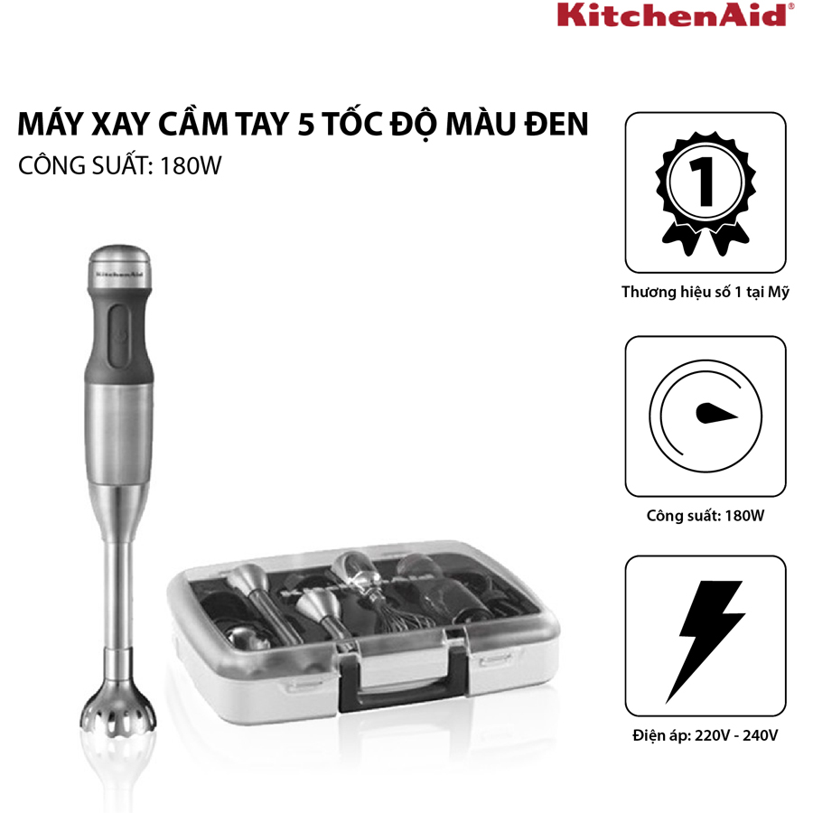 Máy xay cầm tay Kitchen Aid 5KHB2569GSX