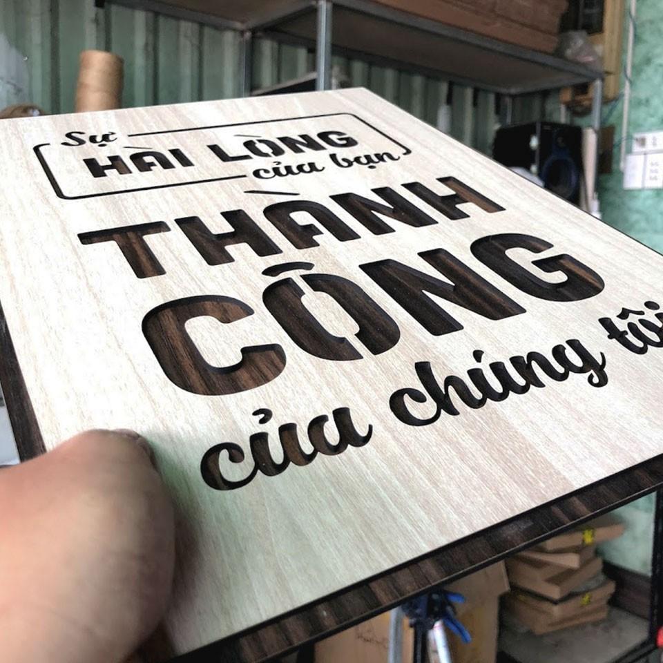 Tranh động lực trang trí văn phòng - Sự hài lòng của bạn là thành công của chúng tôi