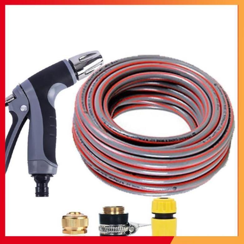 Bộ dây và vòi xịt rửa xe tưới cây tăng áp 3-5m 206817