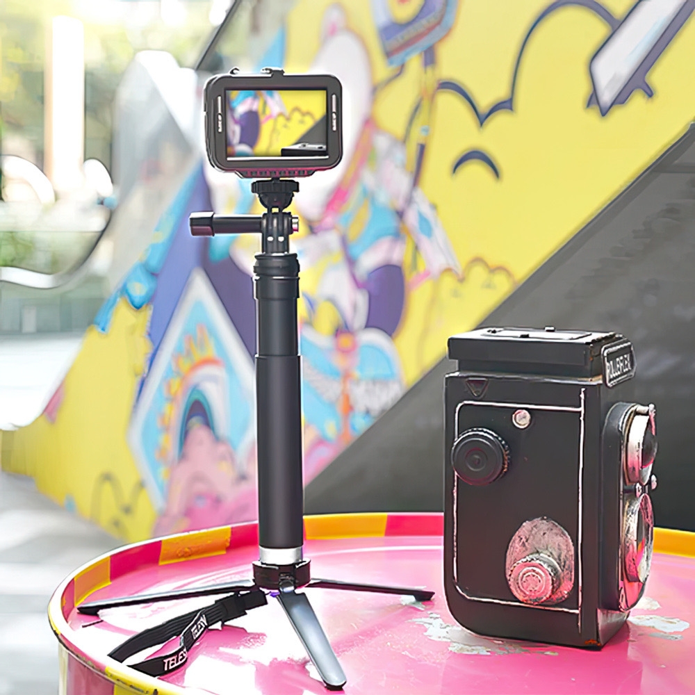 GẬY CHỤP HÌNH CHO GOPRO VÀ ACTION CAM TELESIN NEW 2023- HÀNG NHẬP KHẨU
