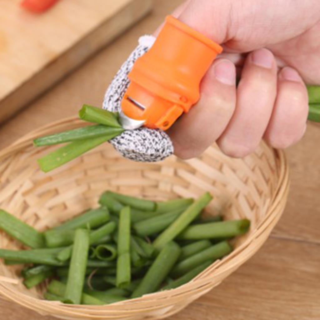 2x Thumb Knife Cutter Knife Tools Plant Pickers for Picking Beans Peppers