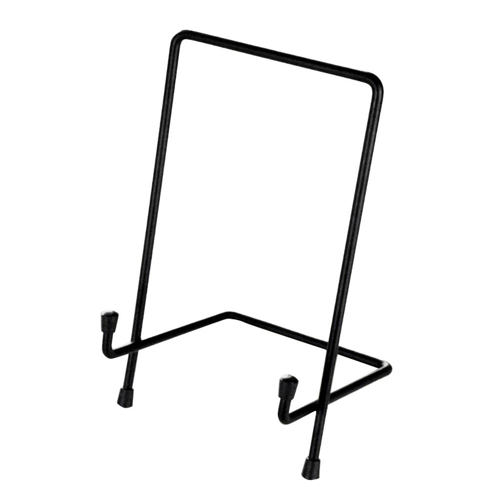 Metal Iron Easel Bowl Plate Art Photo Picture Frame Holder Book Display Rack