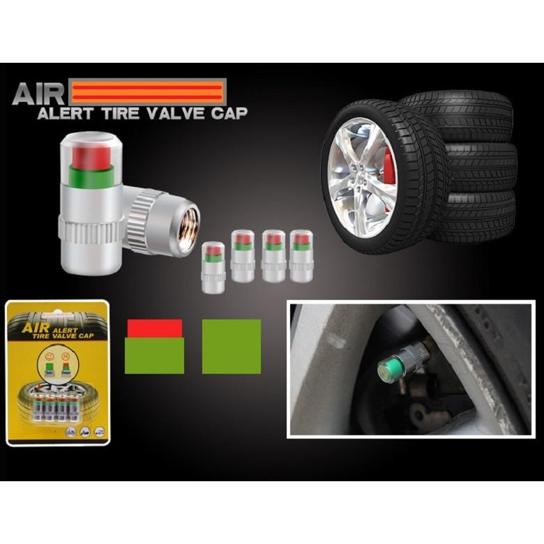 Nắp Van Cảnh Báo Áp Suất Lốp - BỘ 4 CÁI