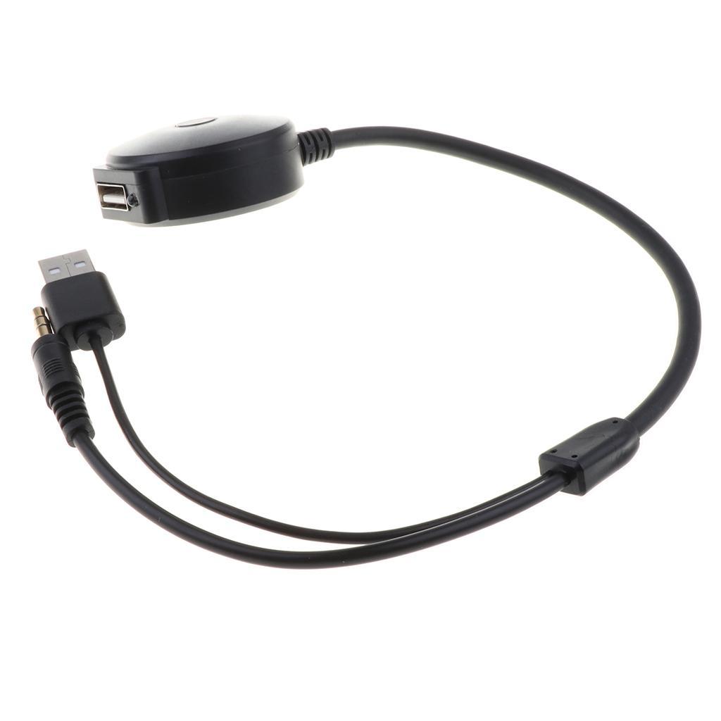 Music Interface Adaptor Aux Cable for Car with AUX USB Bluetooth Module