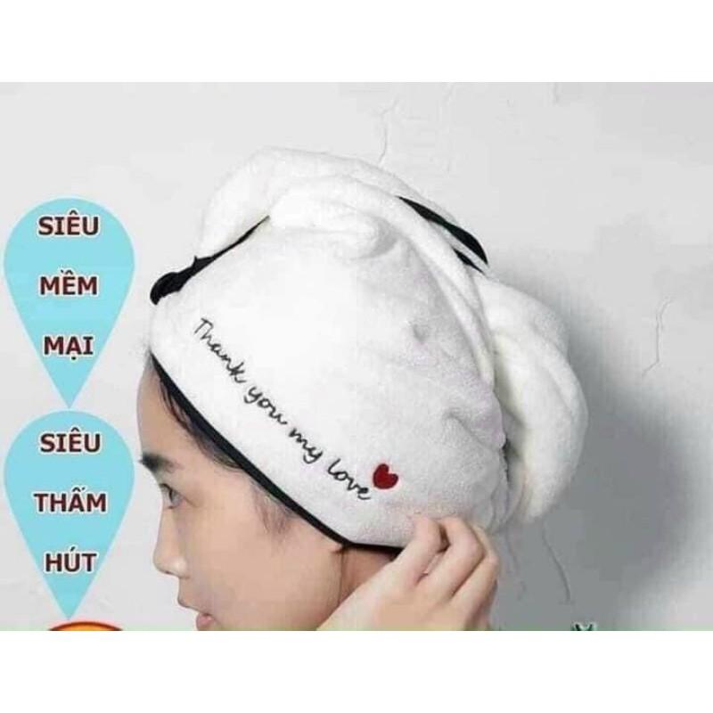Khăn quấn khô tóc siêu thấm hút hàng loại 1