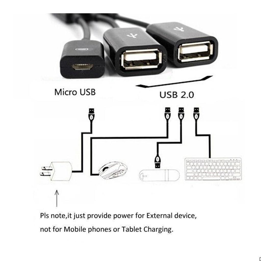 4Port Power Micro USB / USB OTG  For Android Smartphone and Tablet