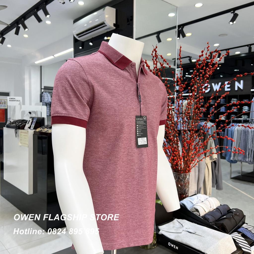 Áo Polo nam Owen chất Cotton thấm hút mồ hôi thoáng mát Mã APV231348