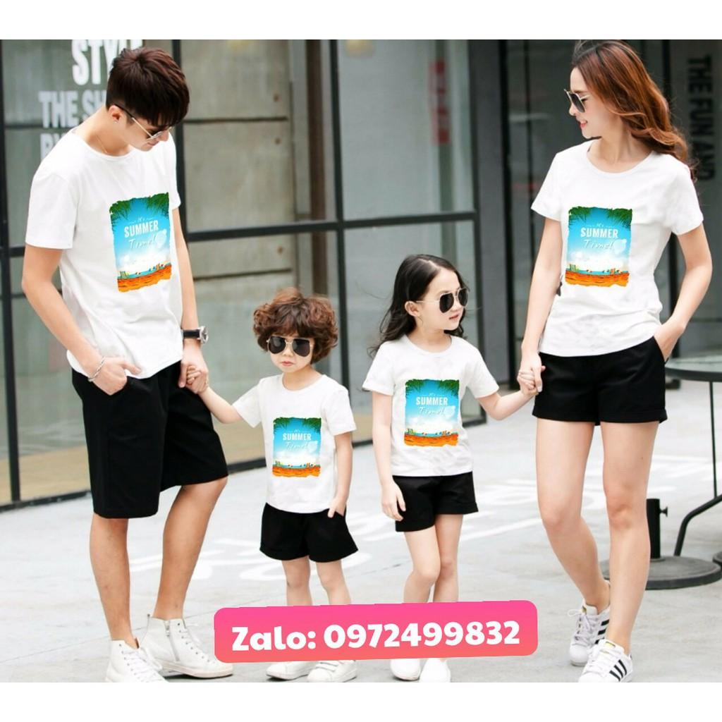 Sét quần áo đi biển nhóm - chất đẹp mịn