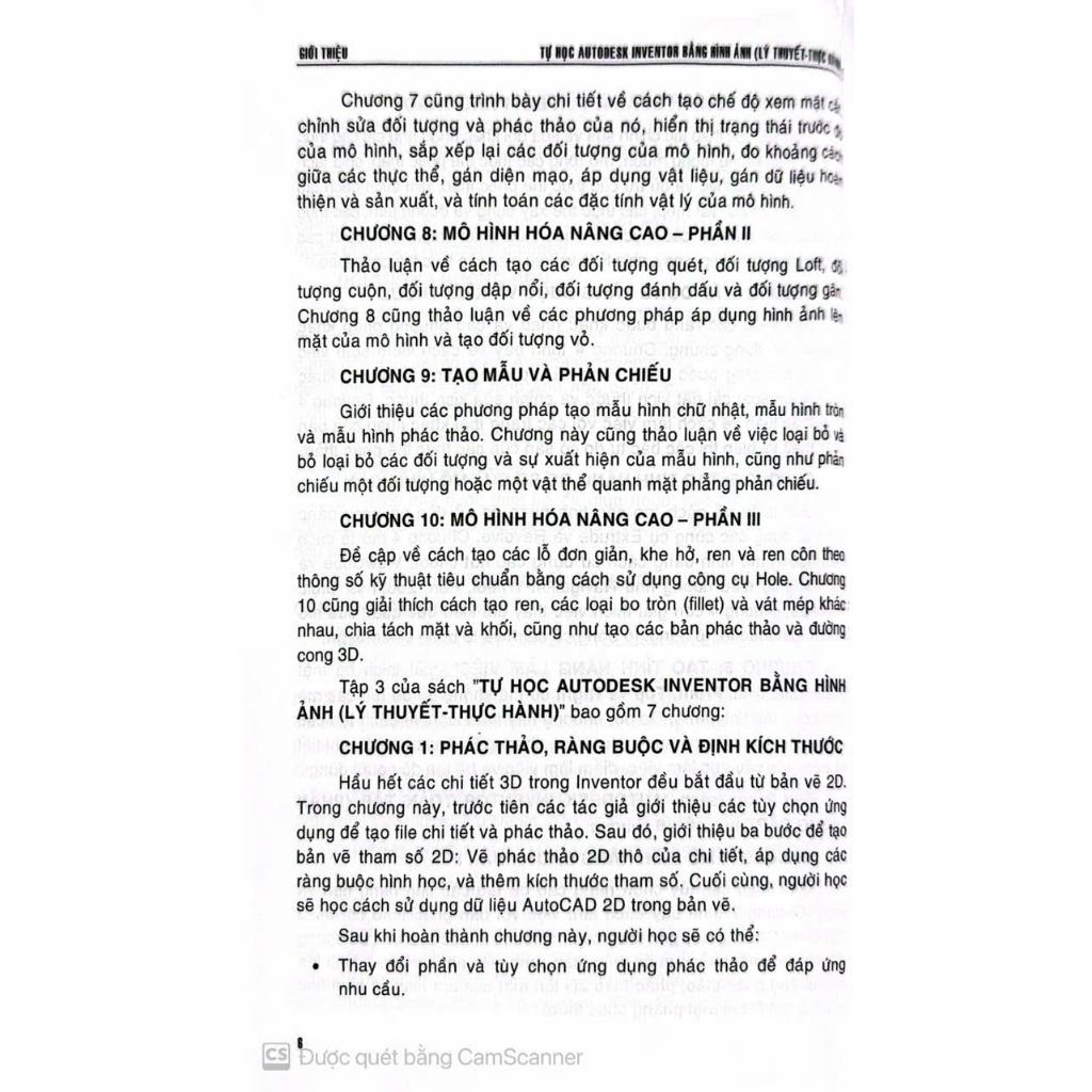 Sách Autodesk inventor bằng hình ảnh ( lý thuyết - thực hành)