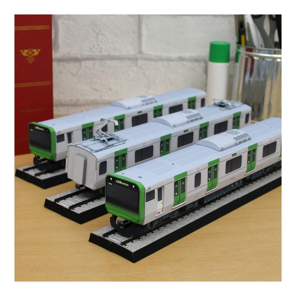 Mô hình giấy tàu điện ngầm Nhật Bản Yamanote Line E235 Series