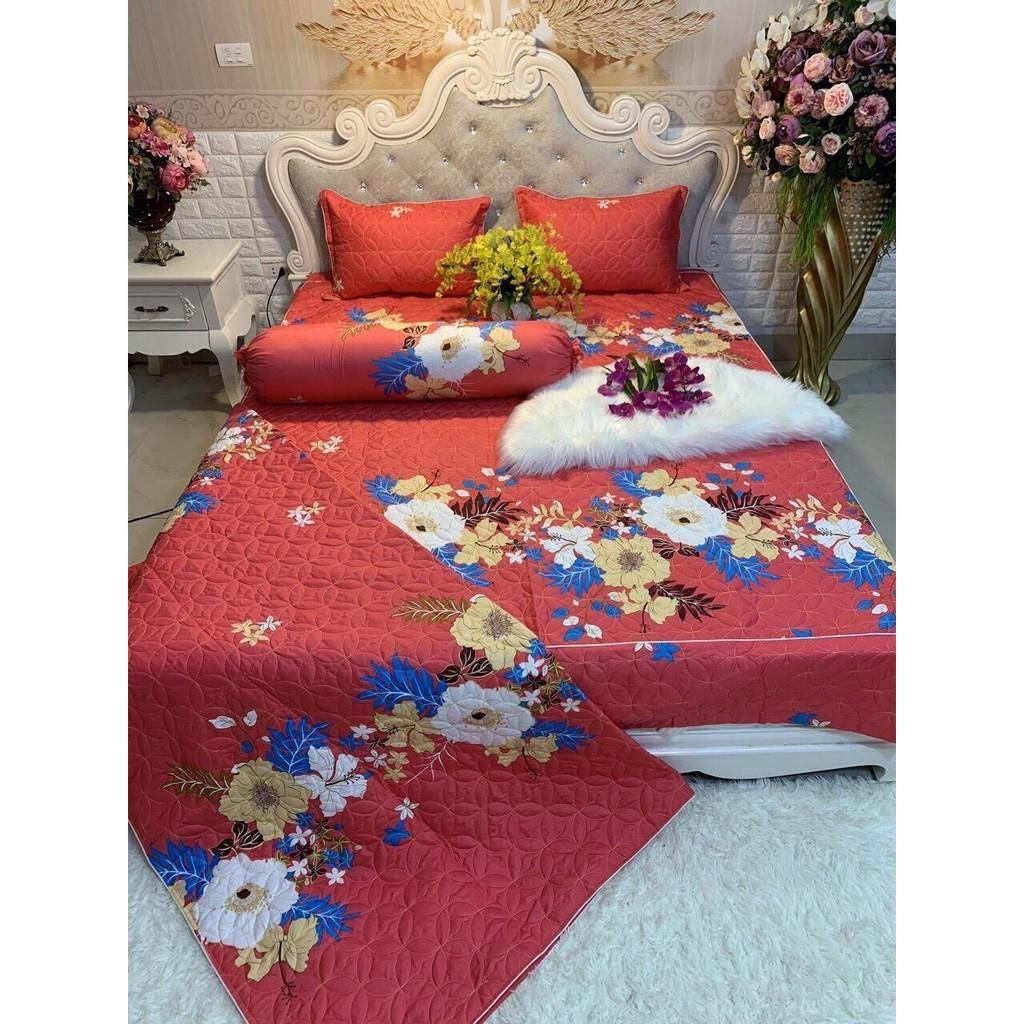 Bộ chăn ga gối phủ trần bông
